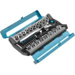 GROSS Вложки комплект, 36 бр, 1/2", 3/8", CrV, с тресчотка 120 зъба Gross (14145)