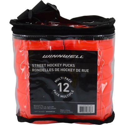 Winnwell Puk PVC (12pack), oranžová