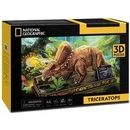 3D puzzle CubicFun 3D puzzle National Geographic: Triceratops 44 ks