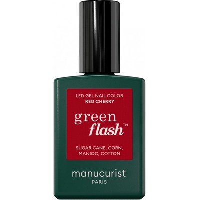 Manucurist Green Flash UV Gel lak RED CHERRY 15 ml