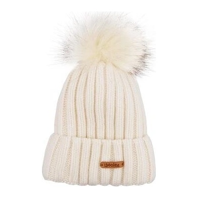 Vlnka dětská vlněná čepice Woolee V38 bílá