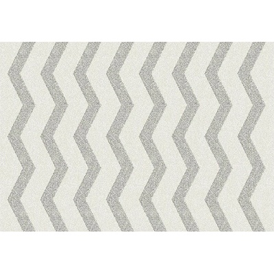 КИЛИМ shadow СРЕБЪРНО-СИВИ ВЪЛНИ 80Х150см КРЕМ (2128311-4919-080х150)