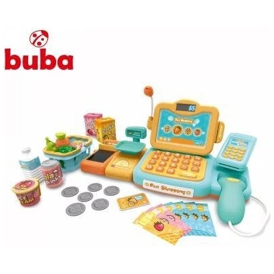 Buba Детски касов апарат с аксесоари Buba Fun Shopping 888F, Оранжев