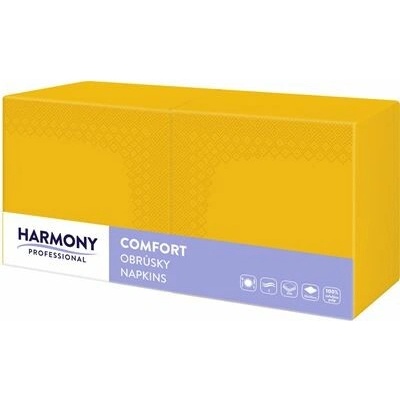 HARMONY Obrúsky 2V žlté 33x33 cm 250 ks