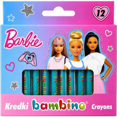 St. Majewski voskové pastelky barbie 12 ks