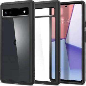 Image 1 of Spigen Противоударен Калъф за Google Pixel 6A, Spigen Ultra Hybrid Case, Черен (ACS04478)