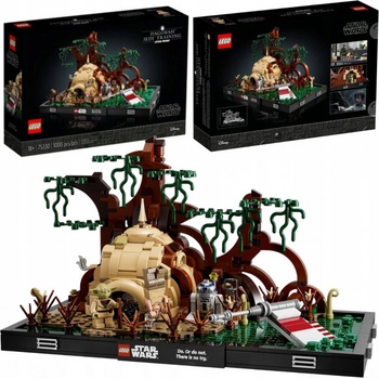 LEGO® Star Wars™ 75330 Jediský trénink na planetě Dagobah diorama