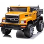SCY Електрическа кола за деца, 4x4, 2 места, 4 мотора 380, Хидравлично окачване, Батерия 12V 7Ah, Мултифункционално дистанционно управление, LED, Bluetooth и мултимедийни функции, Камион с падащо корито, 