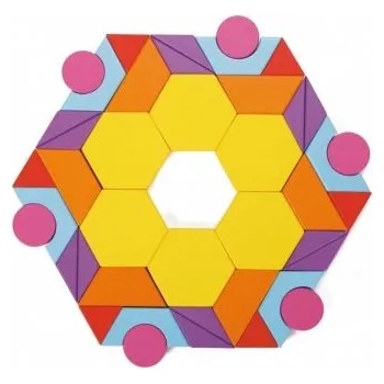 Image 1 of Classic world - Дървен конструктор - Мозайка - 250 части (2559)