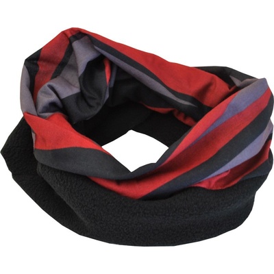 Sulov Sportovní šátek s flísem černo červený – Zboží Mobilmania