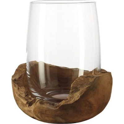 Lucerna Leonardo Terra 23 cm teakový podstavec