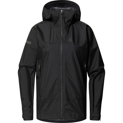 Haglöfs Дамско водоустойчиво яке Haglöfs Women's L. I. M Airak 2, 5L Jacket Waterproof jacket - True Black - размер XS (102-4382-0511)