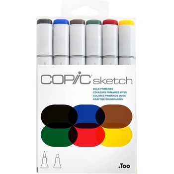Copic Sketch Пълнител за писалка Bold Primaries 6 бр (65.2975)