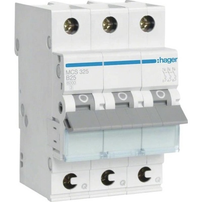 Hager3-pólové 25 A 400 V MCS325