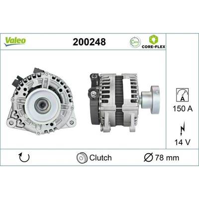 VALEO Alternátor VALEO 200248