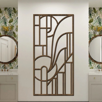 dřevo života Dřevěný panel na zeď GATSBY II Rozměry (cm): 40x80, Zvolte barvu dekoru: Ořech
