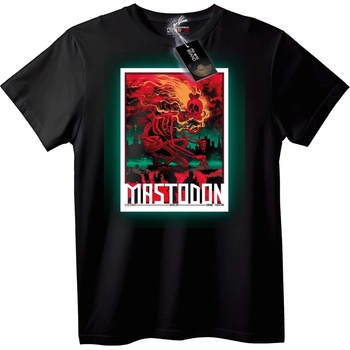 NOONEBRAND Тениска с изкуство на Mastodon - 2XL, White
