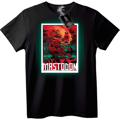 NOONEBRAND Тениска с изкуство на Mastodon - 2XL, White