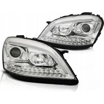 Кристални фарове Mercedes ML W164 (2005-2008) с бягащ мигач