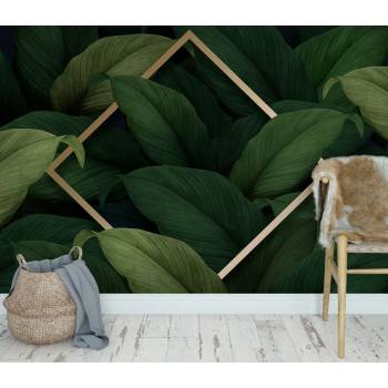 Image 1 of Art Gift Decor Фототапет Листа в рамка