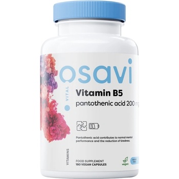Image 1 of Osavi Vitamin B5 | Pantothenic Acid 200 mg [180 капсули]