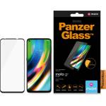 Panzer Стъклен протектор PanzerGlass за Motorola Moto G9 Plus, CaseFriendly - Черен
