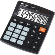 Eleven kalkulačka SDC810NR, černá, stolní, desetimístná, duální napáje, ní
