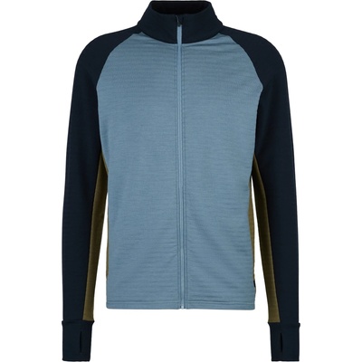 Stoic Мъжко вълнено яке Stoic MerinoFleece260 FlenSt. Jacket Merino jacket - Ocean Blue / Multi - размер 4XL (005-6569-0417)