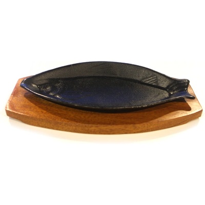 Троянска фирма Cn-Чугунен сач за риба малък 29/13.5 см (5228-4089-1) l-907 (0198213)