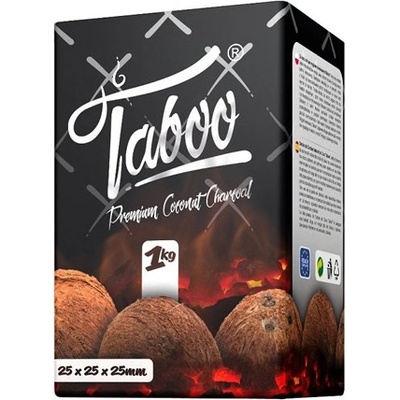 TABOO Uhlíky do vodnej fajky kokosové 1 kg
