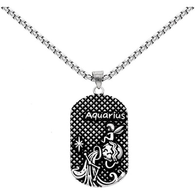 MPM Černý přívěsek z chirurgické oceli Pendant 8149 Silver