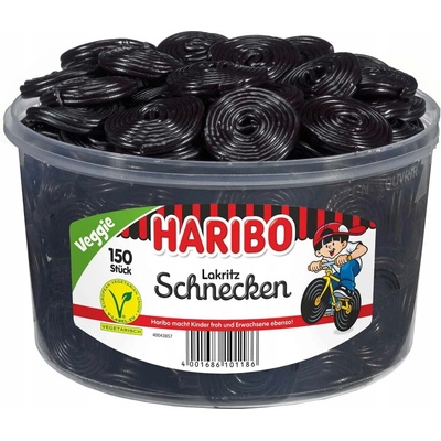Haribo Licorice Schnecken Želé s lékořicí 1,5 kg