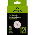 Stiga Cup abs white 12-pack