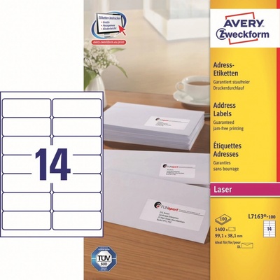 Avery Zweckform 100 listů A4 L7163-100