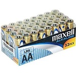 Maxell Алкални батерии MAXELL LR6 1, 5V AA 32 бр. pack (ML-BA-LR6-32PK) - Allstore