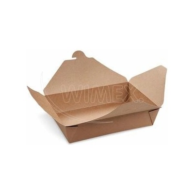 Food box PAP-FSC Mix PET nepremastiteľný kraft `L` 195 x 140 x 65 mm 2000ml