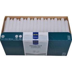 METRO Свещ METRO PROFESSIONAL 2 x 18 см бяла 100 бр