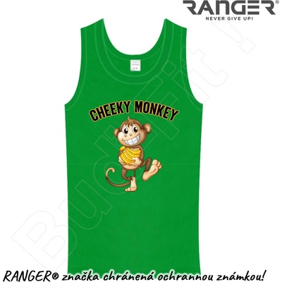 Ranger tielko motív Cheeky Monkey zelená