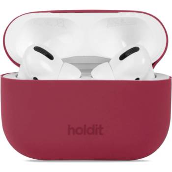 Holdit Kaлъф Holdit - Silicone, AirPods Pro 1/2, Red Velvet (7330985159091)