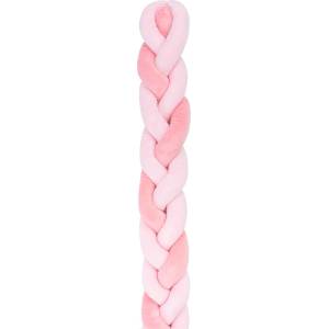 KikkaBoo Луксозен плюшен обиколник Kikkaboo - 3 плитки, 180 сm, Pink (41109050138)