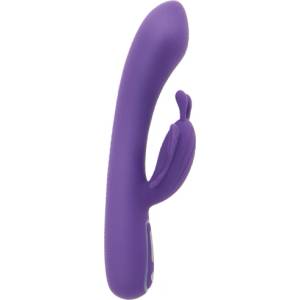 ToyJoy Луксозен мф Вибратор за g-точка "fbv love rabbit purple" 21 см