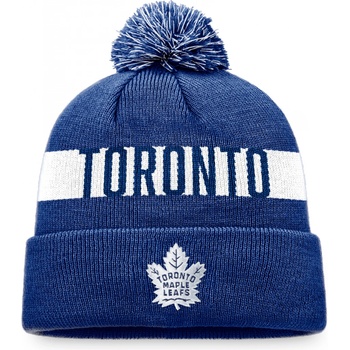 Fanatics pánská Zimní čepice Toronto Maple Leafs Fundamental beanie Cuff with Pom