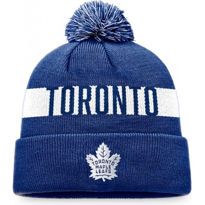 Fanatics pánská Zimní čepice Toronto Maple Leafs Fundamental beanie Cuff with Pom