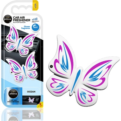 Aroma Car FANCY SHAPES BUTTERFLY Ocean