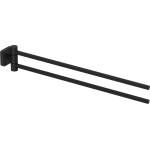Kludi Vela S - Двойна закачалка за кърпи, матово черна 2597739 (2597739)