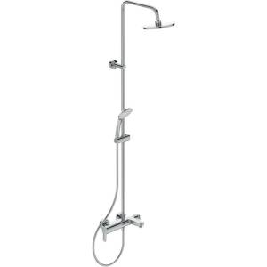 Ideal Standard Cerafine O - Душ комплект със смесител за вана, диаметър 20 cm, 1 струя, хром BC749AA (BC749AA)