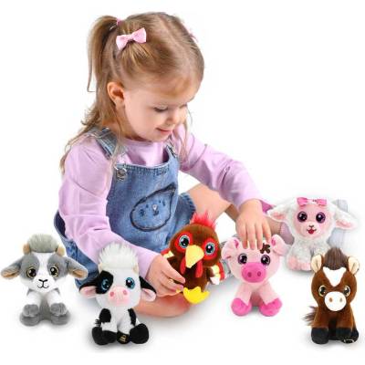 Felyx Toys CuteKins Farm Friends Плюшен Приятел от Фермата със звуци (1009481F)