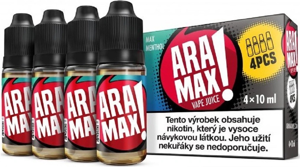 Aramax 4Pack Max Menthol 4 x 10 ml 12 mg