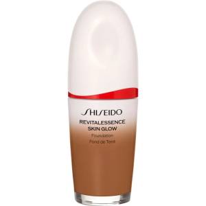 Shiseido Revitalessence Skin Glow Foundation лек фон дьо тен с озаряващ ефект SPF 30 цвят Topaz 30ml