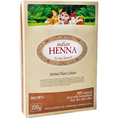 Elfarm 100% prírodná indická Henna brown 100 g